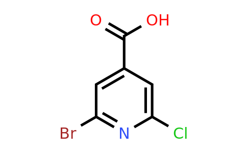 1206250-22-7 | 2-Bromo-6-chloro-4-pyridinecarboxylic acid