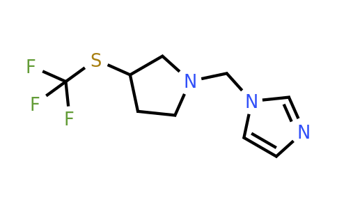 1206524-57-3 | 1-(3-Trifluoromethylsulfanyl-pyrrolidin-1-ylmethyl)-1H-imidazole