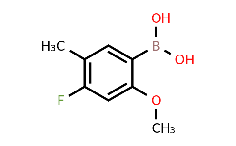 1207428-92-9 | (4-Fluoro-2-methoxy-5-methylphenyl)boronic acid
