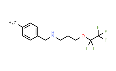 1208079-69-9 | (4-Methyl-benzyl)-(3-pentafluoroethyloxy-propyl)-amine