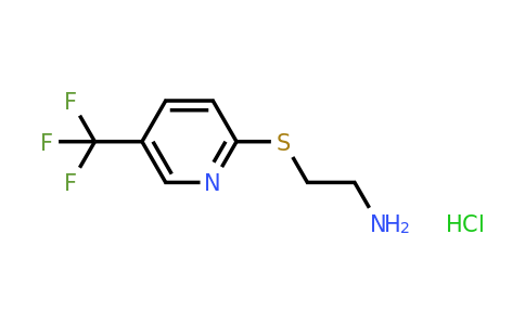 1208081-88-2 | 2-((5-(Trifluoromethyl)pyridin-2-yl)thio)ethan-1-amine hydrochloride
