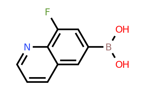 1210048-29-5 | (8-Fluoroquinolin-6-yl)boronic acid