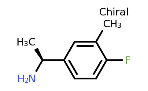 1213299-63-8 | (S)-1-(4-Fluoro-3-methylphenyl)ethanamine