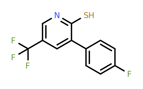 1214346-80-1 | 3-(4-Fluorophenyl)-5-(trifluoromethyl)pyridine-2-thiol
