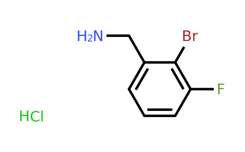 1214376-83-6 | 2-Bromo-3-fluorobenzylamine hydrochloride