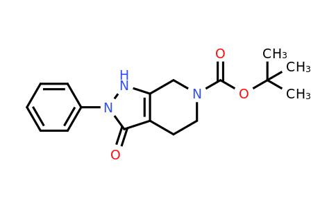 1215230-27-5 | tert-Butyl 3-oxo-2-phenyl-2,3,4,5-tetrahydro-1H-pyrazolo[3,4-c]pyridine-6(7H)-carboxylate