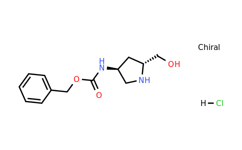 1217751-87-5 | Benzyl ((3S,5R)-5-(hydroxymethyl)pyrrolidin-3-yl)carbamate hydrochloride