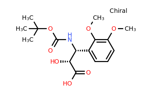 1217812-62-8 | (2R,3R)-3-((tert-Butoxycarbonyl)amino)-3-(2,3-dimethoxyphenyl)-2-hydroxypropanoic acid