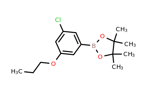 1218789-41-3 | 2-(3-Chloro-5-propoxyphenyl)-4,4,5,5-tetramethyl-1,3,2-dioxaborolane