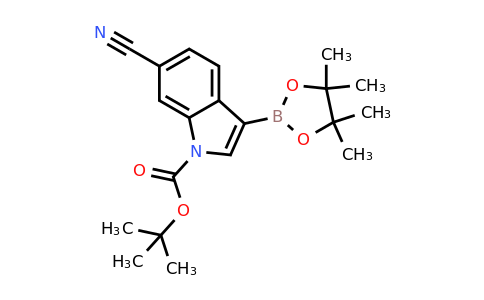 1218790-23-8 | tert-butyl 6-cyano-3-(4,4,5,5-tetramethyl-1,3,2-dioxaborolan-2-yl)indole-1-carboxylate