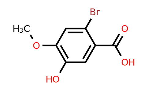 121936-68-3 | 2-Bromo-5-hydroxy-4-methoxybenzoic acid