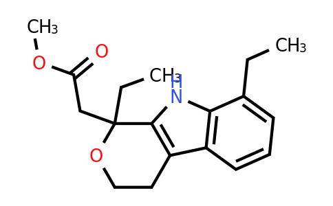 122188-02-7 | Methyl 2-(1,8-diethyl-1,3,4,9-tetrahydropyrano[3,4-b]indol-1-yl)acetate