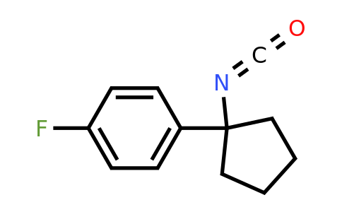 1226221-21-1 | 1-Fluoro-4-(1-isocyanatocyclopentyl)benzene
