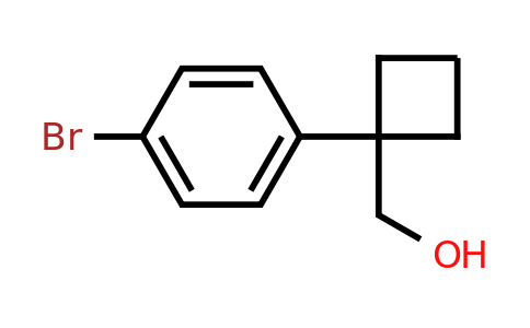 1227159-85-4 | (1-(4-Bromophenyl)cyclobutyl)methanol