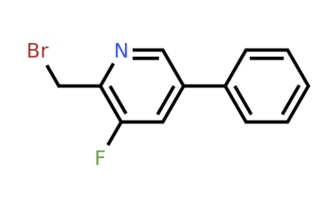 1227587-29-2 | 2-Bromomethyl-3-fluoro-5-phenylpyridine