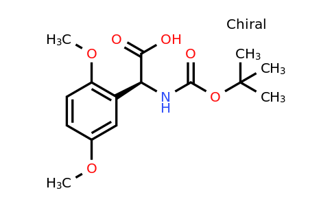 1228570-17-9 | (2S)-2-(2,5-Dimethoxyphenyl)-2-[(tert-butoxy)carbonylamino]acetic acid