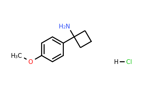 1228879-06-8 | 1-(4-Methoxyphenyl)cyclobutan-1-amine hydrochloride