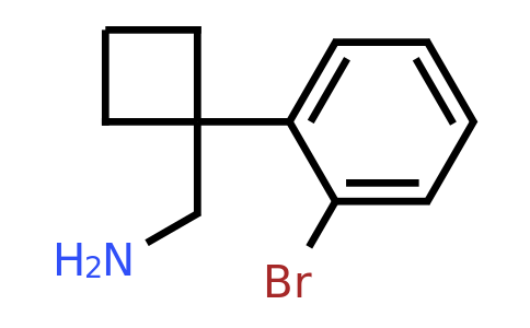 1228994-79-3 | (1-(2-Bromophenyl)cyclobutyl)methanamine
