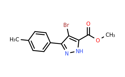 1229304-88-4 | Methyl 4-bromo-3-(p-tolyl)-1h-pyrazole-5-carboxylate