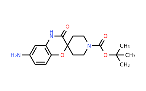 1233026-74-8 | tert-Butyl 6-amino-3-oxo-3,4-dihydrospiro[benzo[b][1,4]oxazine-2,4'-piperidine]-1'-carboxylate