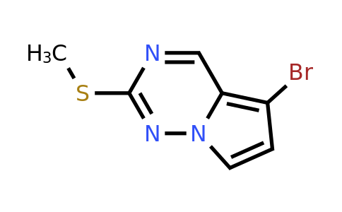 1233181-67-3 | 5-Bromo-2-(methylsulfanyl)pyrrolo[2,1-f][1,2,4]triazine
