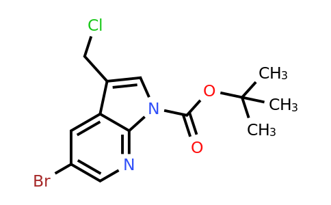 1234616-42-2 | tert-Butyl 5-bromo-3-(chloromethyl)-1H-pyrrolo[2,3-b]pyridine-1-carboxylate