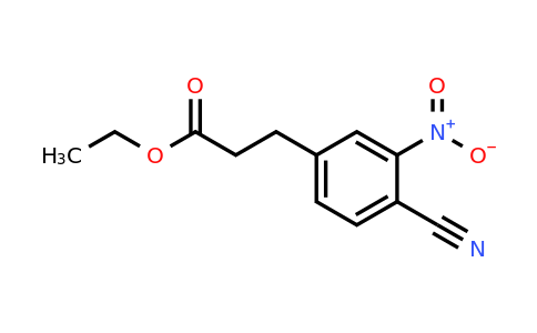 1237134-11-0 | Ethyl 4-cyano-3-nitrophenylpropanoate