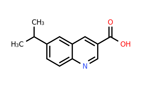 1239783-08-4 | Ácido 6-isopropilquinolin-3-carboxílico