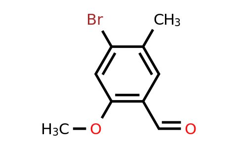 1240492-92-5 | 4-Bromo-2-methoxy-5-methylbenzaldehyde