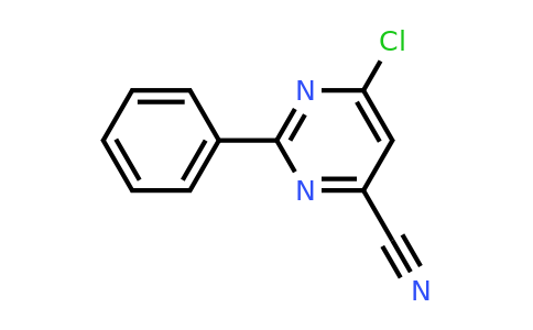 1242268-11-6 | 6-Chloro-2-phenylpyrimidine-4-carbonitrile
