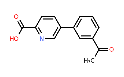 1242339-32-7 | 5-(3-Acetylphenyl)picolinic acid