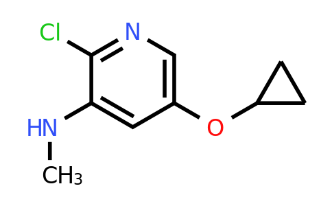 1243317-60-3 | 2-Chloro-5-cyclopropoxy-N-methylpyridin-3-amine