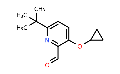 1243323-63-8 | 6-Tert-butyl-3-cyclopropoxypicolinaldehyde