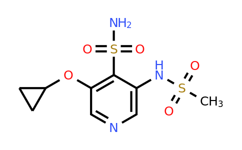 1243349-44-1 | 3-Cyclopropoxy-5-(methylsulfonamido)pyridine-4-sulfonamide