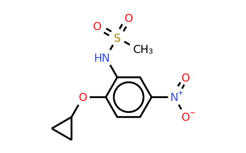 1243350-00-6 | N-(2-cyclopropoxy-5-nitrophenyl)methanesulfonamide