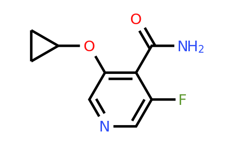 1243353-94-7 | 3-Cyclopropoxy-5-fluoroisonicotinamide