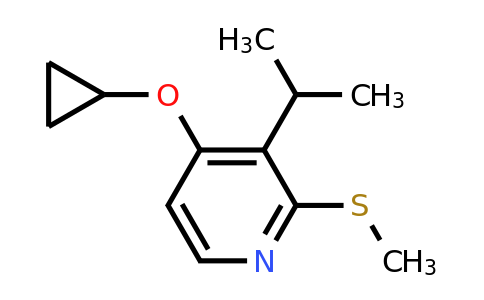 1243354-15-5 | 4-Cyclopropoxy-3-isopropyl-2-(methylthio)pyridine