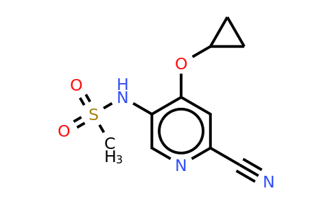 1243381-40-9 | N-(6-cyano-4-cyclopropoxypyridin-3-YL)methanesulfonamide