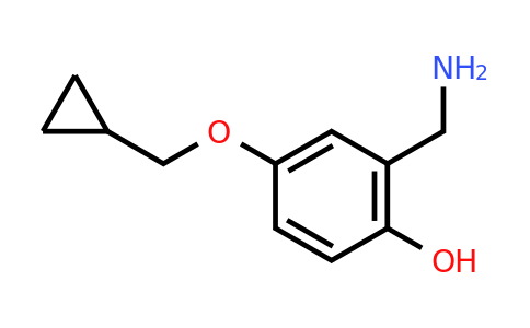 1243381-71-6 | 2-(Aminomethyl)-4-(cyclopropylmethoxy)phenol