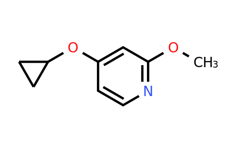 1243382-62-8 | 4-Cyclopropoxy-2-methoxypyridine