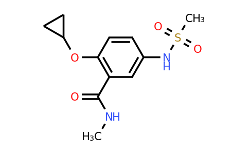 1243400-72-7 | 2-Cyclopropoxy-N-methyl-5-(methylsulfonamido)benzamide