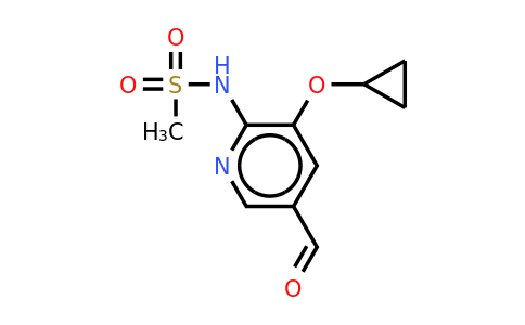 1243408-61-8 | N-(3-cyclopropoxy-5-formylpyridin-2-YL)methanesulfonamide