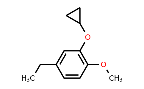 1243443-86-8 | 2-Cyclopropoxy-4-ethyl-1-methoxybenzene