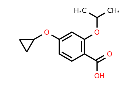 1243457-81-9 | 4-Cyclopropoxy-2-isopropoxybenzoic acid