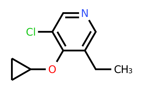 1243462-79-4 | 3-Chloro-4-cyclopropoxy-5-ethylpyridine