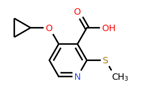 1243468-71-4 | 4-Cyclopropoxy-2-(methylthio)nicotinic acid