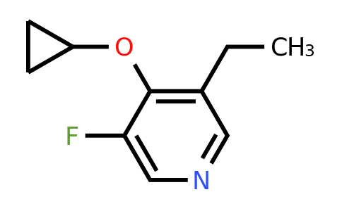 1243474-72-7 | 4-Cyclopropoxy-3-ethyl-5-fluoropyridine