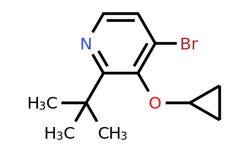 1243475-17-3 | 4-Bromo-2-tert-butyl-3-cyclopropoxypyridine