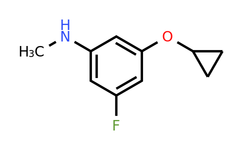1243481-34-6 | 3-Ciclopropoxi-5-fluoro-N-metilanilina