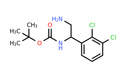 1245622-39-2 | tert-Butyl N-[2-amino-1-(2,3-dichlorophenyl)ethyl]carbamate